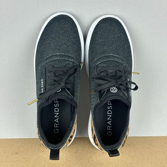 Cole Haan Grandjourney Sport Casual Sneakers Womens 8.5 Gray Tan Leopard - Picture 5 of 10